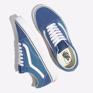 Vans Bayan Spor Ayakkabı OTW Sidewall Old Skool Lacivert/Lacivert | 61556-931